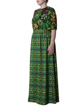 Rochie verde maxi