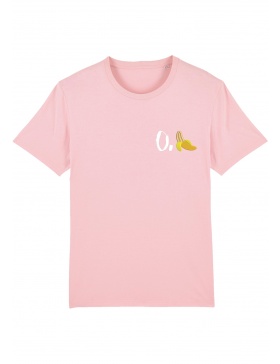 Tricou O. banana - scris alb